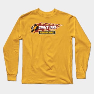 Crazy Taxi Catch a Ride Logo Long Sleeve T-Shirt